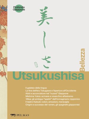cover image of Utsukushisa--Bellezza